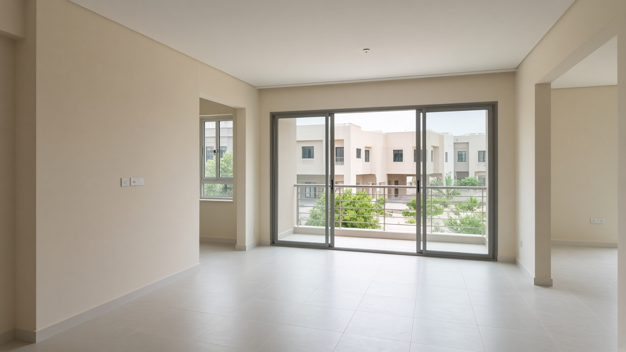 Architectural atmosphere in Sharjah, without logos or readable signs.